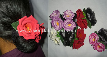 rose flower hair accessories