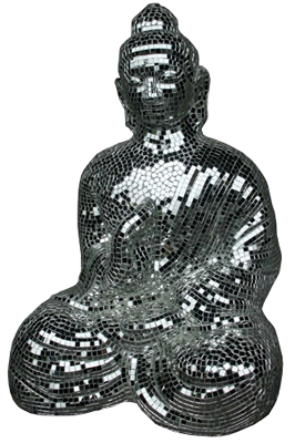 bali mosaic buddha lamp