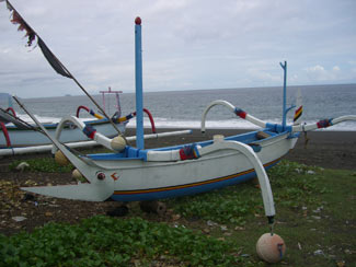 boat traditional for fresh and salty water