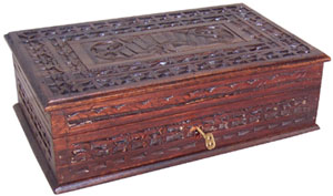 mini box made of wooden, Bali carving wooden box