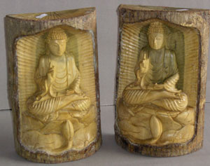 Bali buddha wood carving