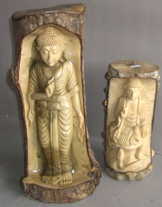 Bali buddha wood carving