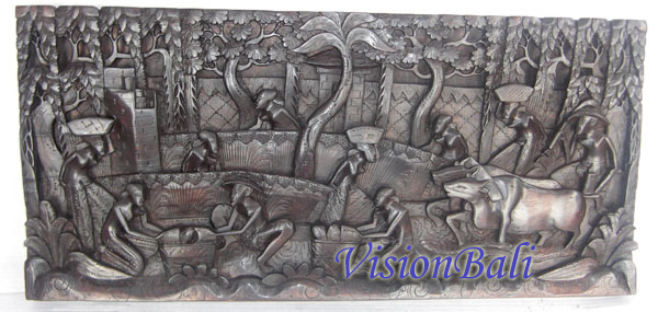 wholesale of Bali wooden wall plaque or bali wall decoration made of